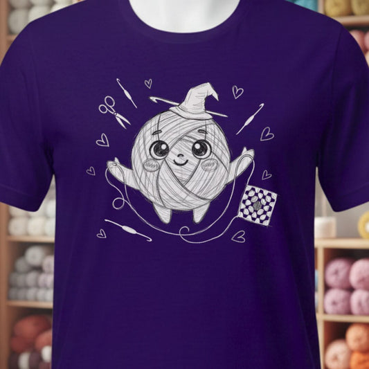 Magic Yarn T-Shirt Purple t-shirt