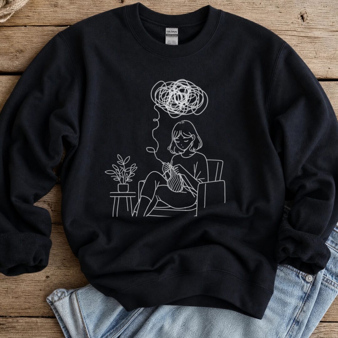Mental Health Sweatshirt Black t-shirt