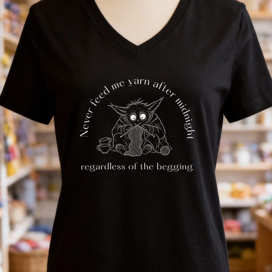 Midnight Yarn Gremlin Black V Neck.jpg