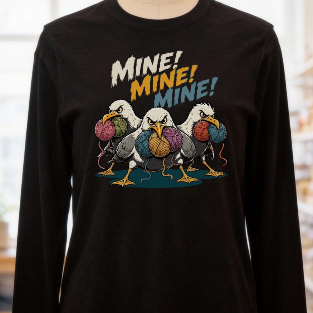 Mine Long Sleeve Tee Black t-shirt