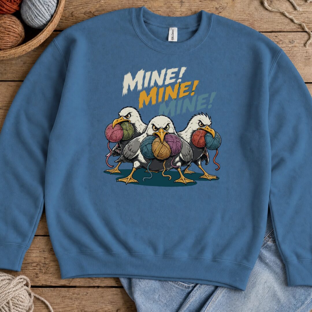 Mine Sweatshirt Indigo Blue t-shirt