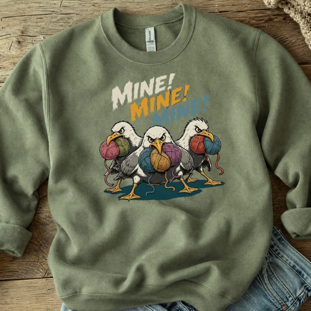 Mine Sweatshirt Military Green t-shirt