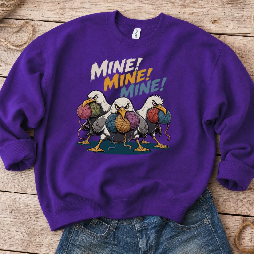 Mine Sweatshirt Purple t-shirt