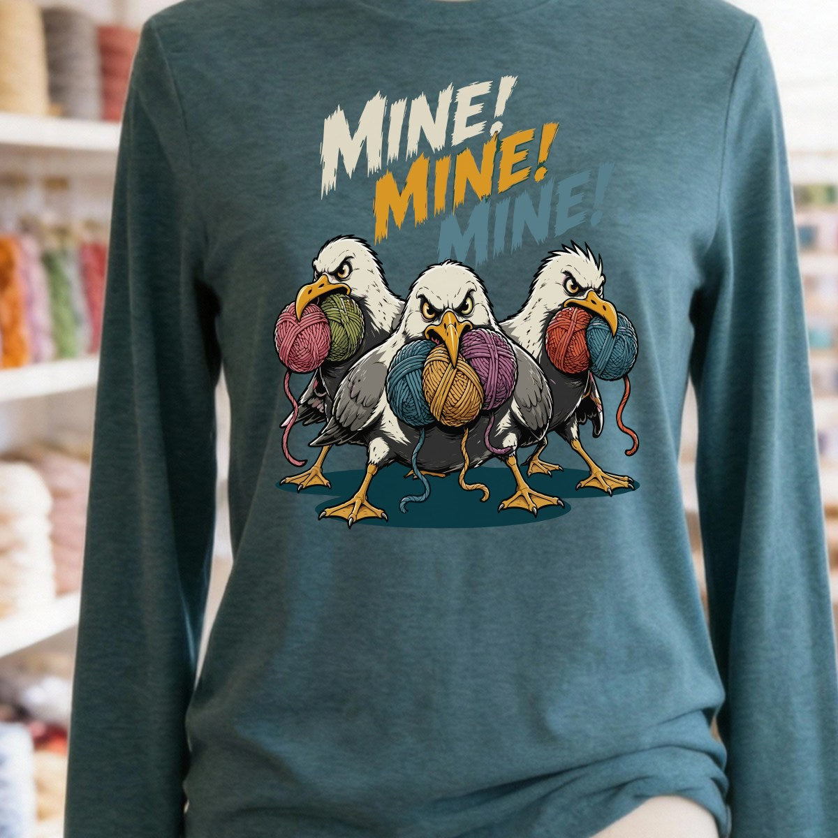 Mine Teal Long Sleeve Tee.jpg