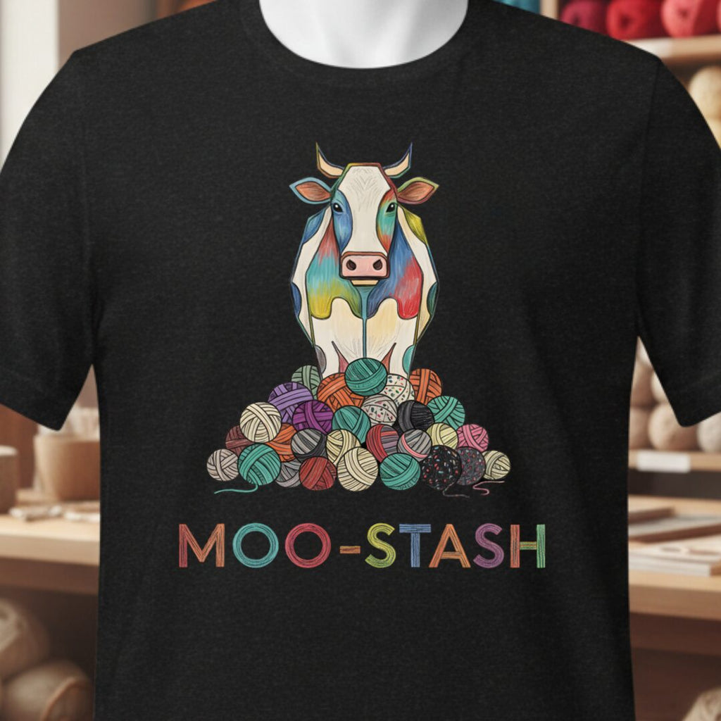 Moo Stash T-Shirt Black t-shirt