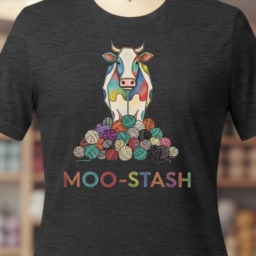 Moo Stash T-Shirt Dark Grey t-shirt