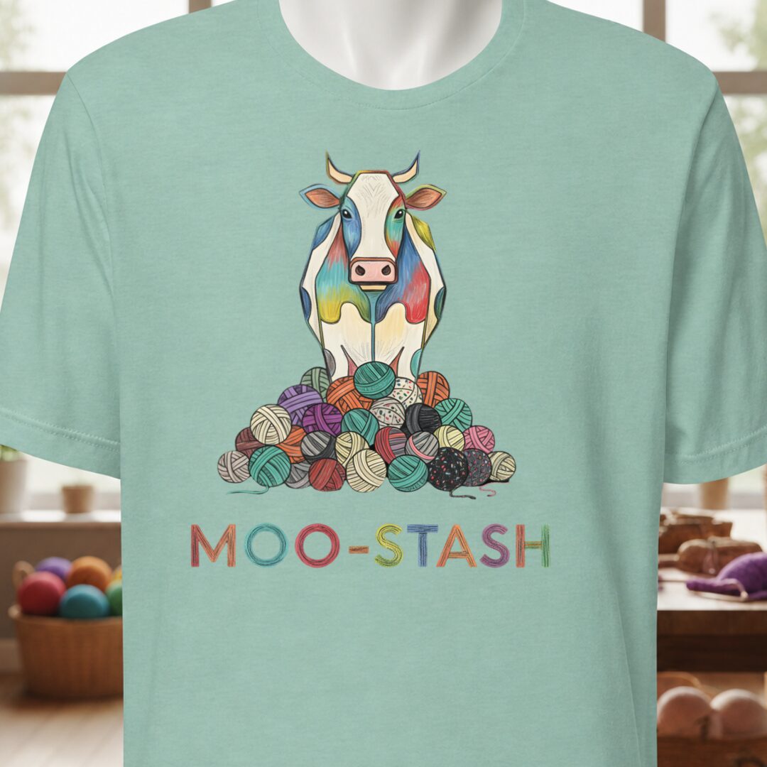 Moo Stash T-Shirt Sea Breeze t-shirt