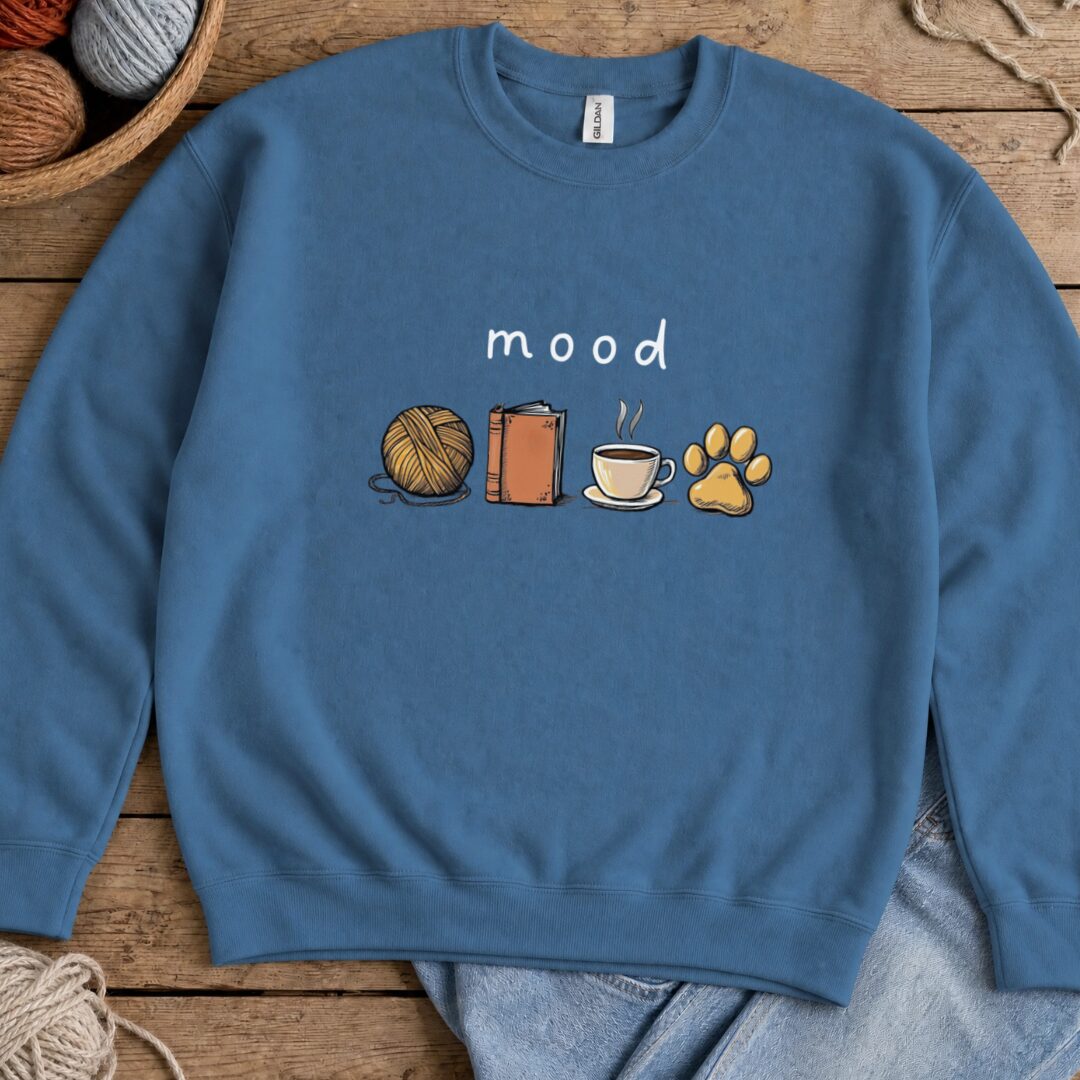 Mood Sweatshirt Indigo Blue t-shirt