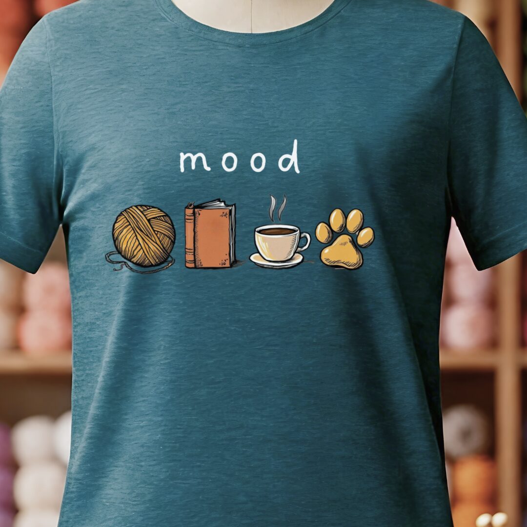 Mood T-Shirt Teal Blue t-shirt