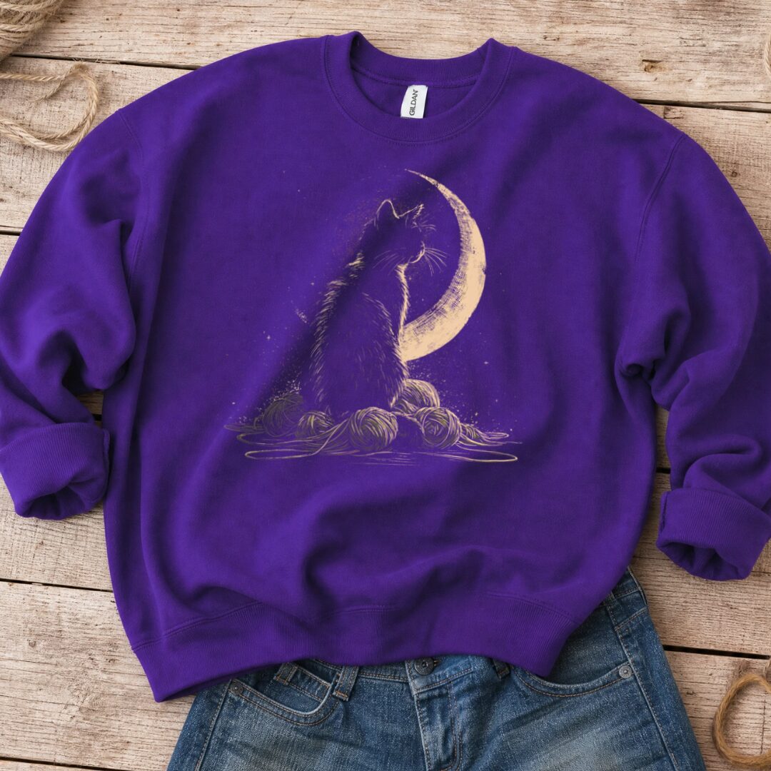 Moonlit Cat Purple Sweatshirt.jpg