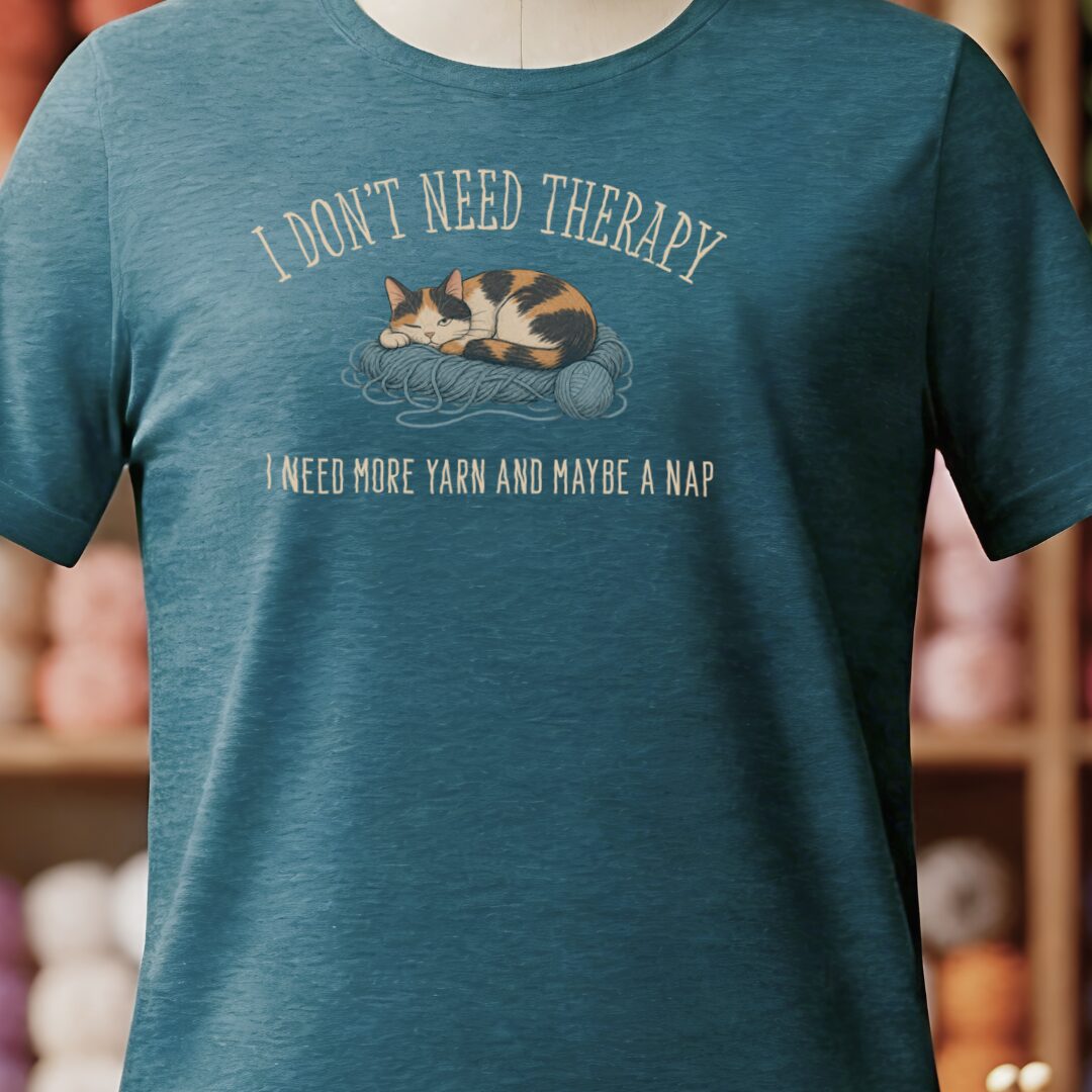 More Therapy T-Shirt Teal Blue t-shirt