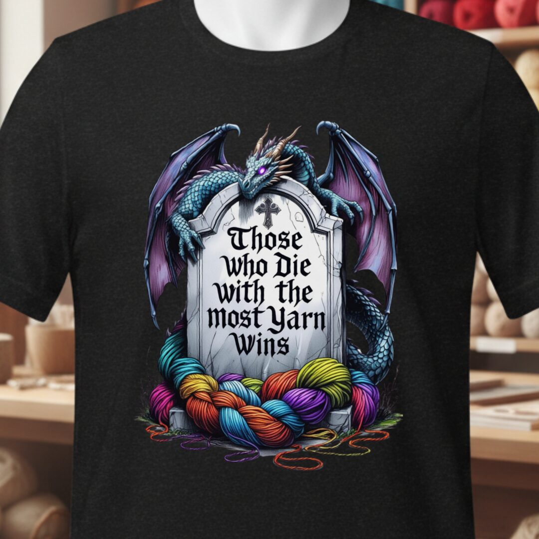 Most Yarn Wins T-Shirt Black t-shirt