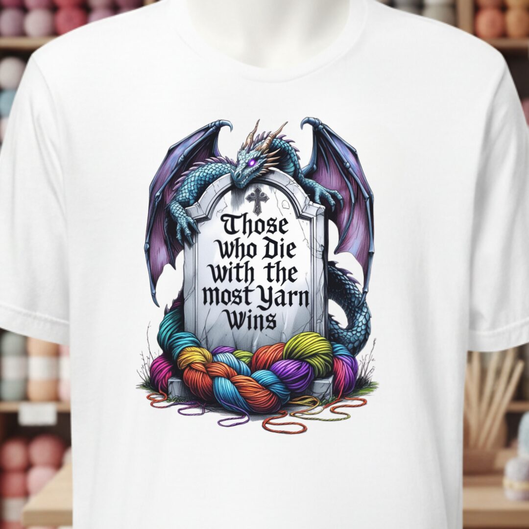 Most Yarn Wins T-Shirt White t-shirt