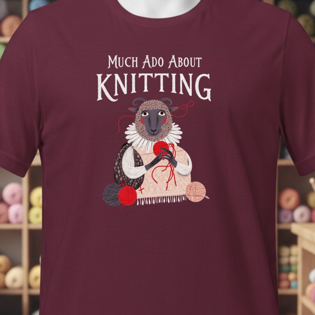 Much Ado T-Shirt Maroon t-shirt