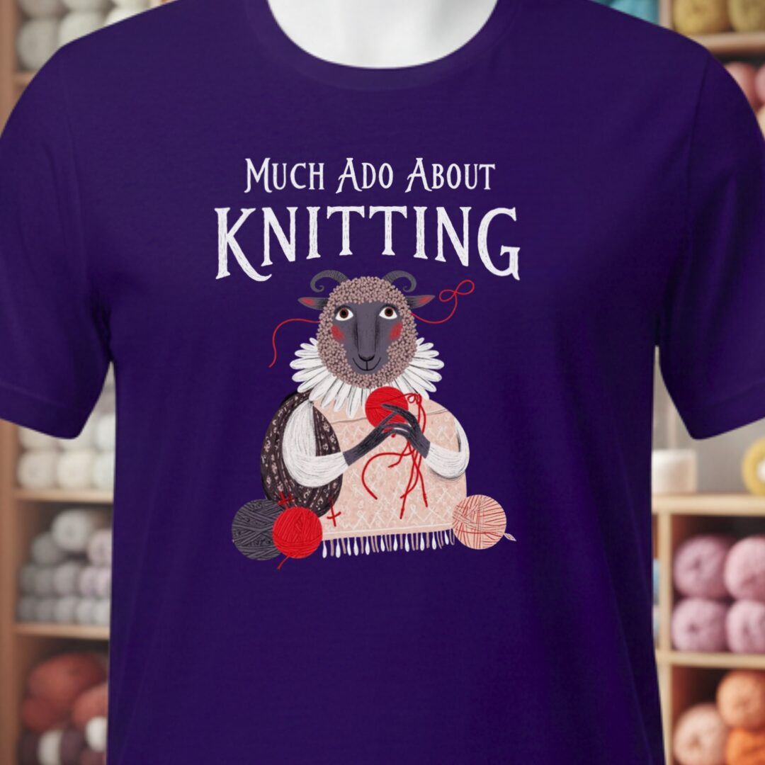 Much Ado T-Shirt Purple t-shirt