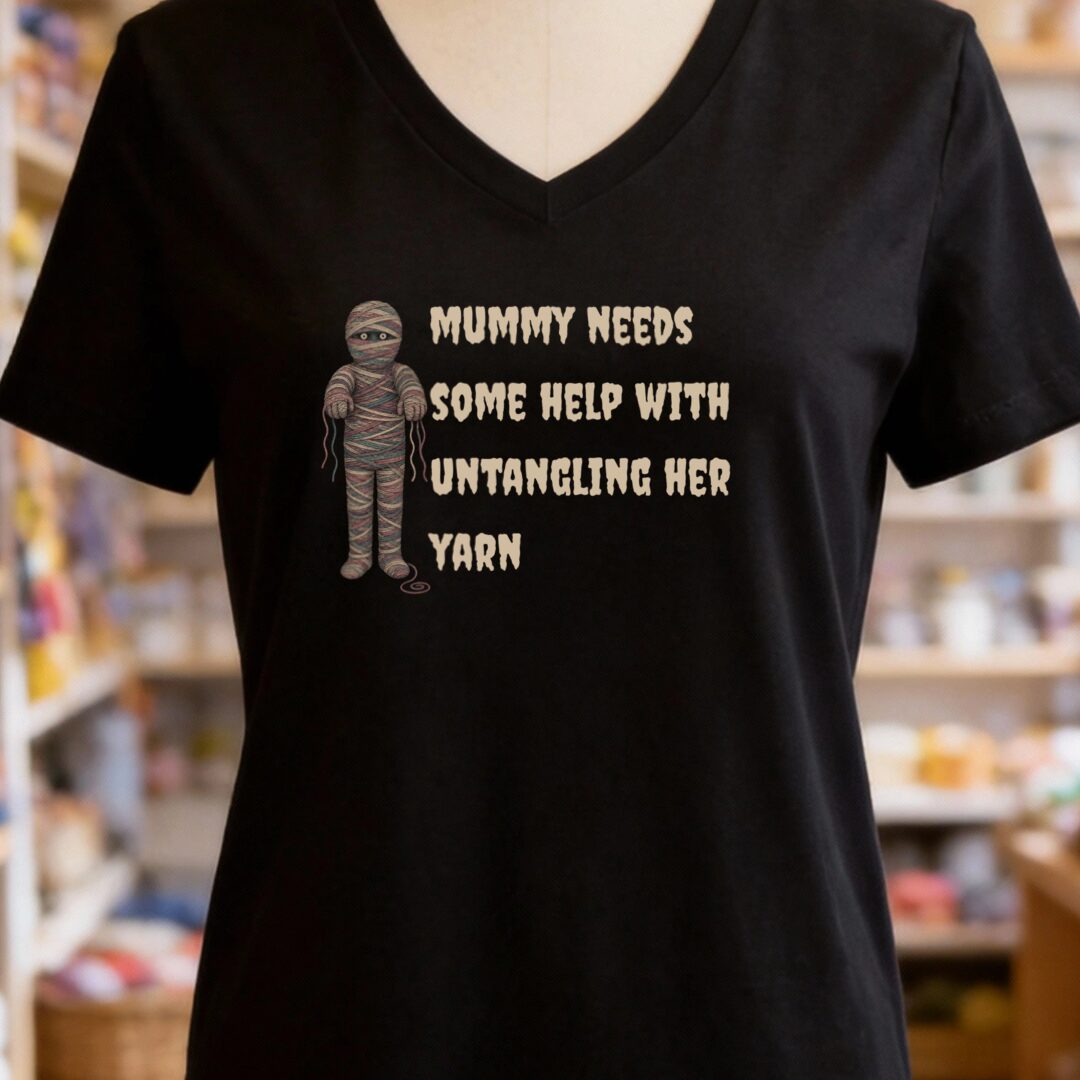 Mummy Black V Neck.jpg
