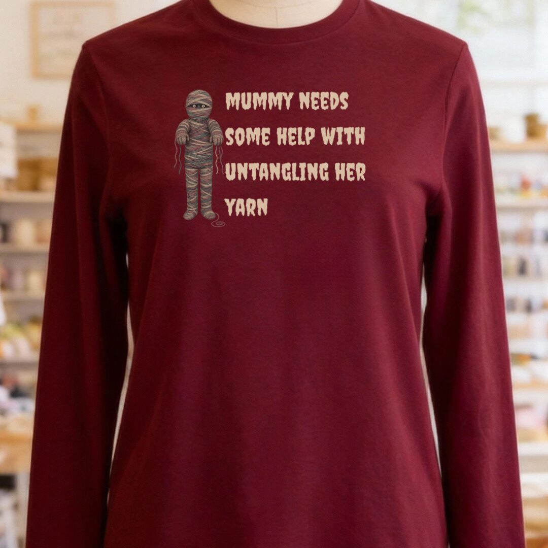 Mummy Maroon Long Sleeve Tee.jpg