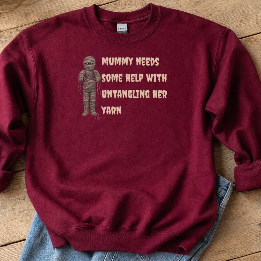 Mummy Maroon Sweatshirt.jpg