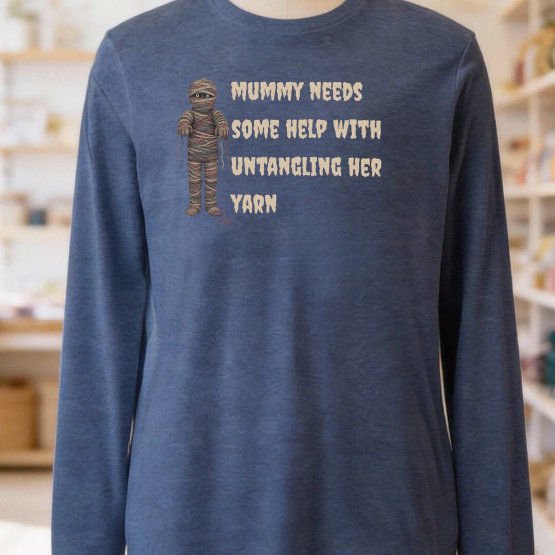 Mummy Navy Long Sleeve Tee.jpg