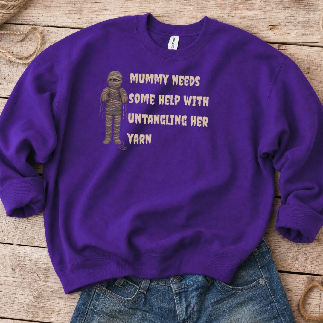 Mummy Purple Sweatshirt.jpg