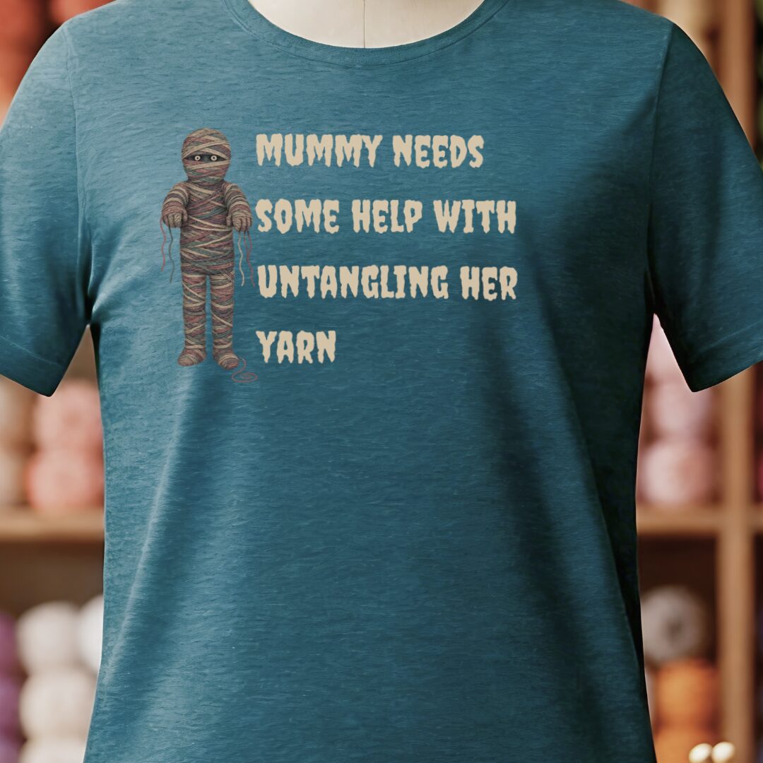 Mummy Teal Blue T-Shirt.jpg