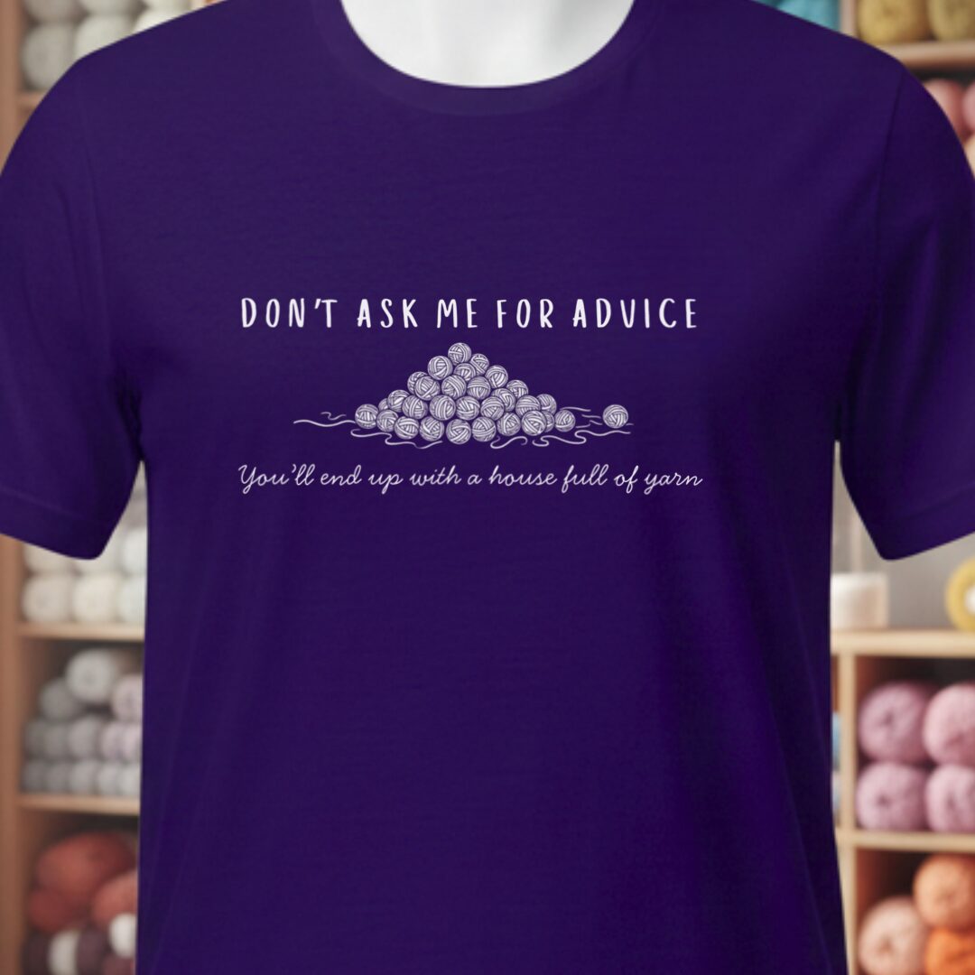 My Advice T-Shirt Purple t-shirt