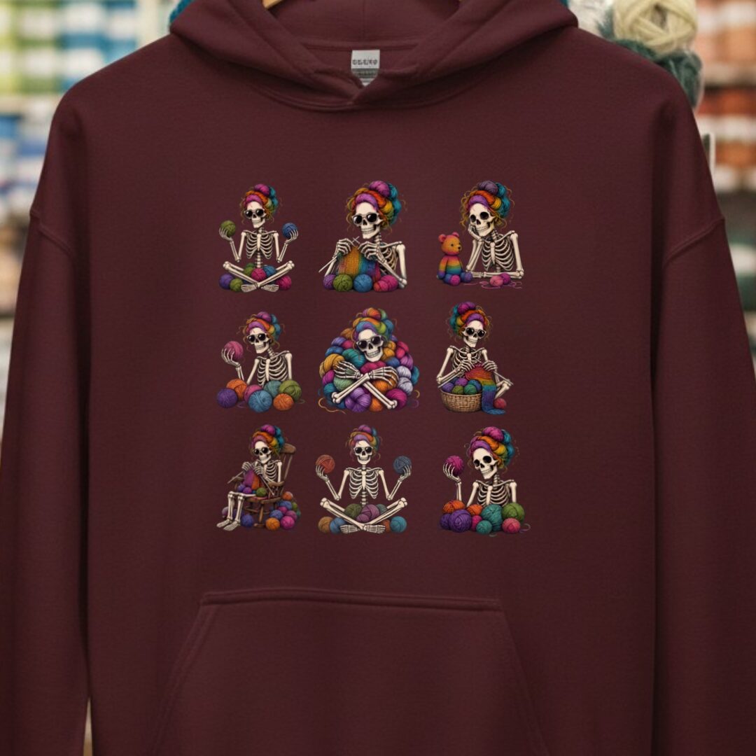 My Afterlife Maroon Hoodie.jpg