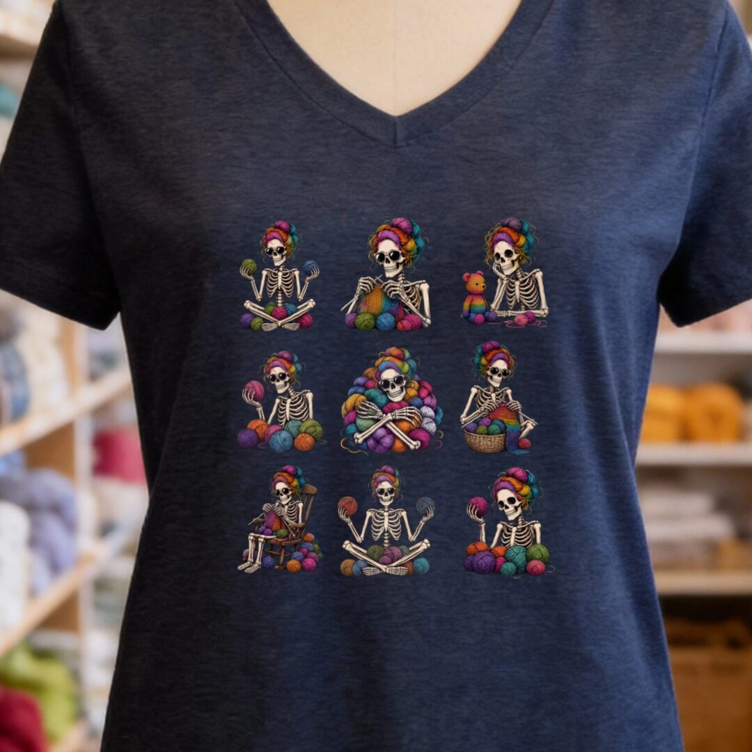 My Afterlife V-Neck T-Shirt Navy t-shirt