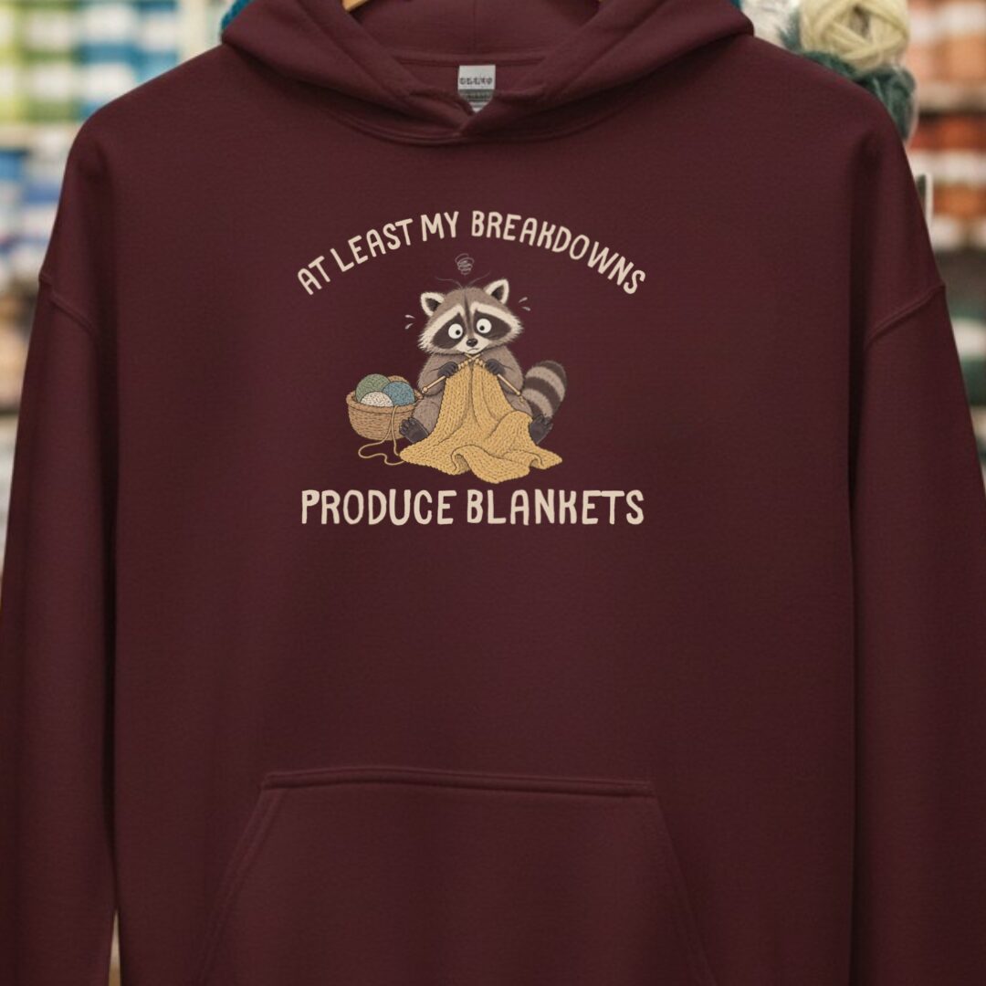 My Breakdowns Hoodie Maroon t-shirt