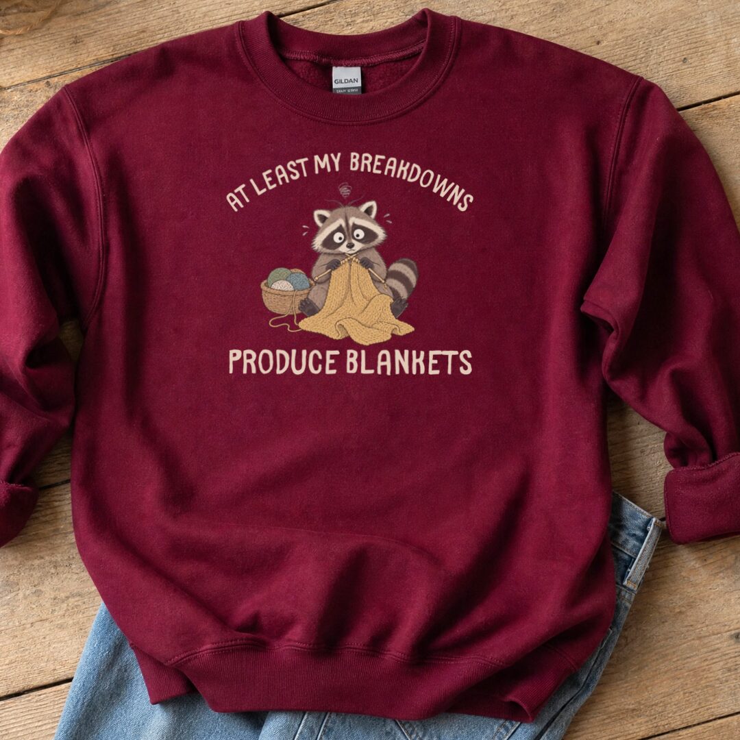 My Breakdowns Sweatshirt Maroon t-shirt