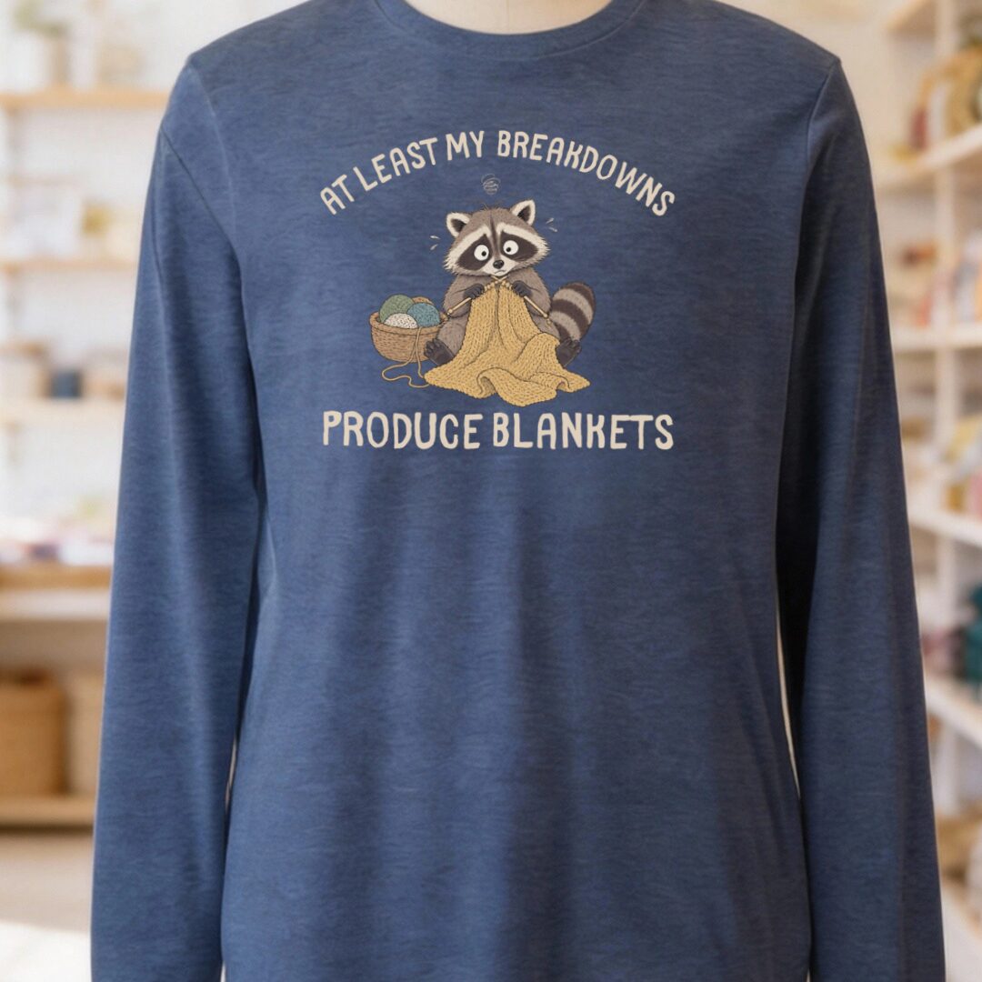 My Breakdowns Long Sleeve Tee Navy t-shirt