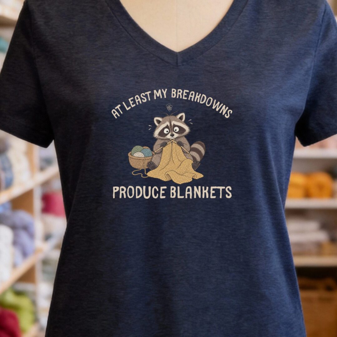My Breakdowns V-Neck T-Shirt Navy t-shirt