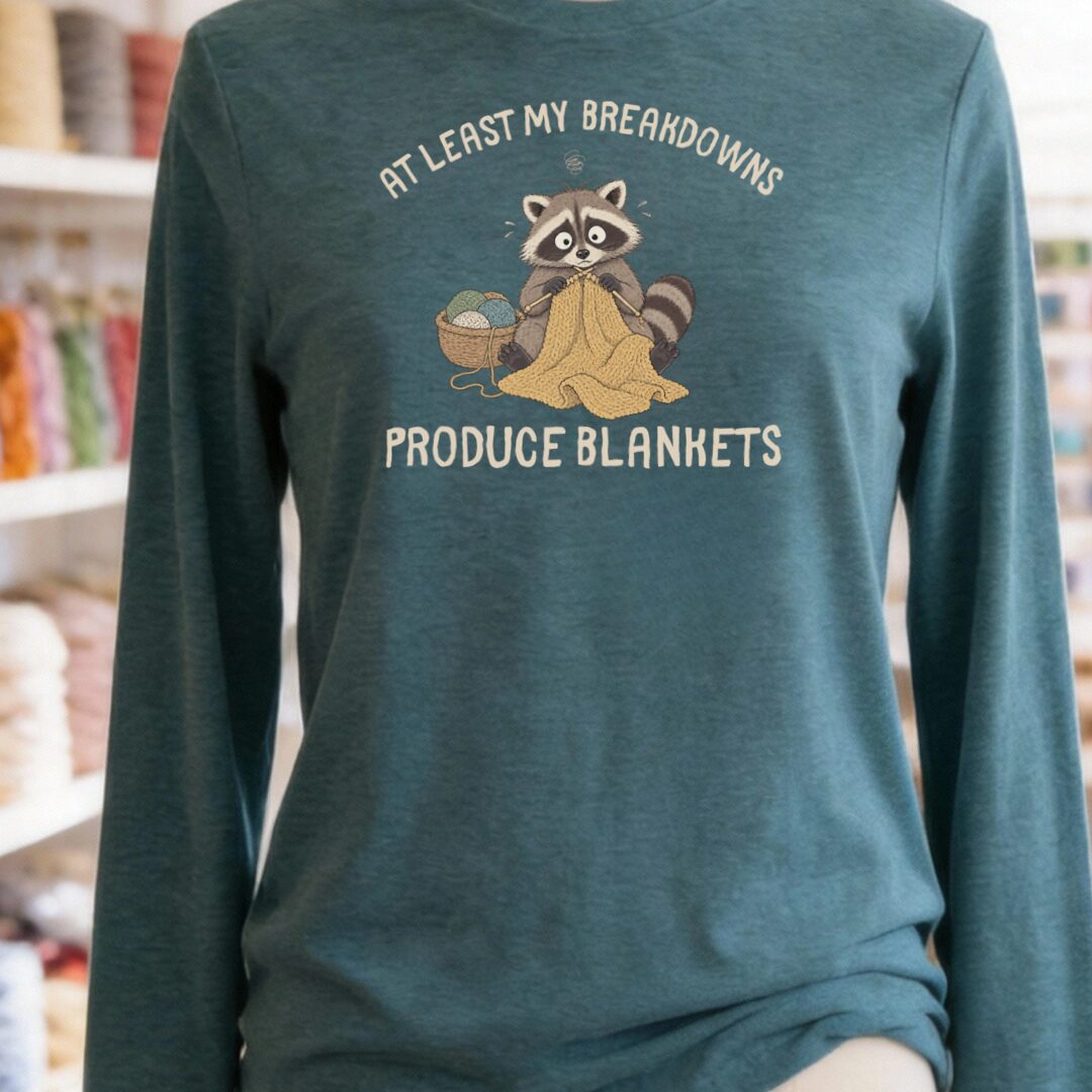 My Breakdowns Long Sleeve Tee Teal Blue t-shirt