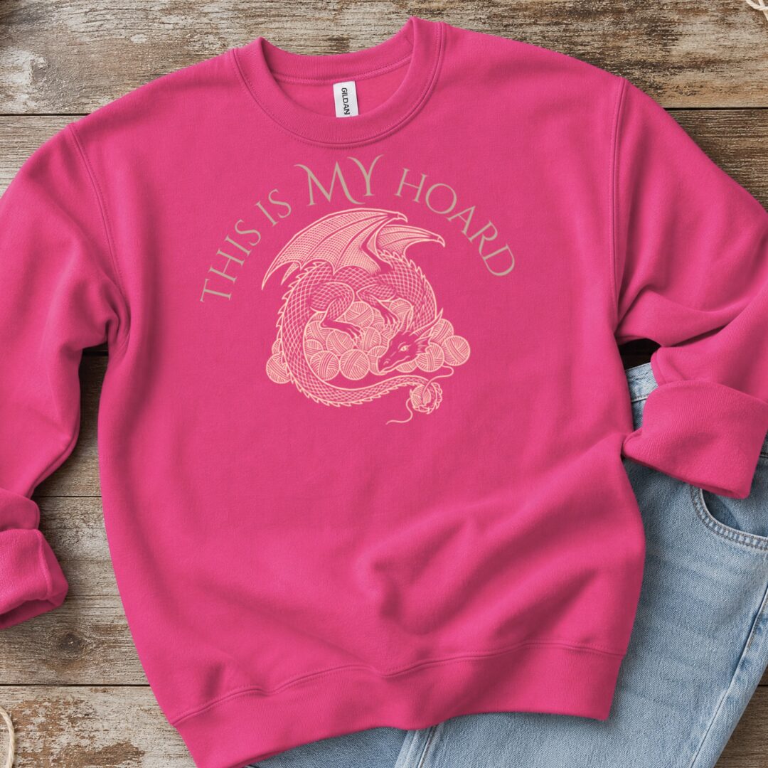 My Hoard Bright Pink Sweatshirt.jpg