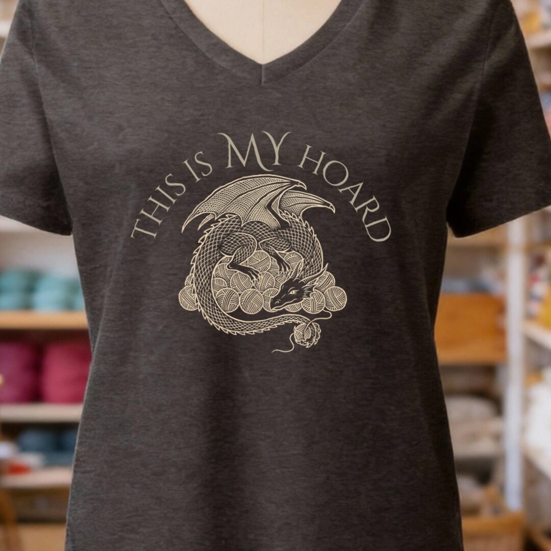 My Hoard Dark Grey V Neck.jpg