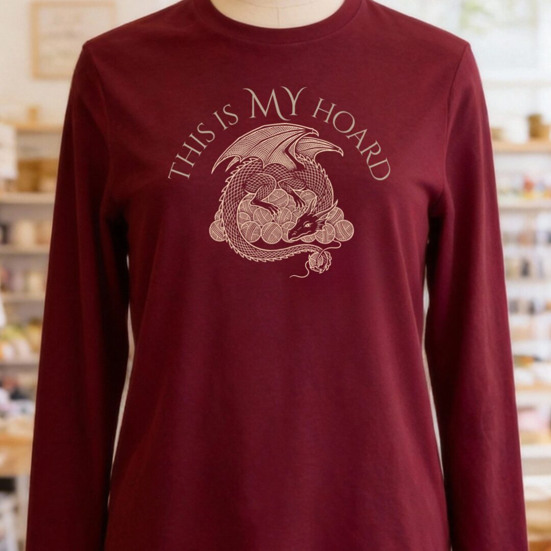 My Hoard Maroon Long Sleeve Tee.jpg