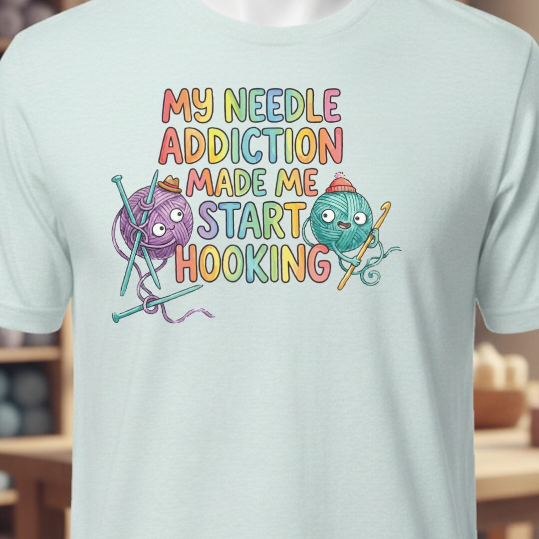 My Needle Addiction T-Shirt Ice Blue t-shirt