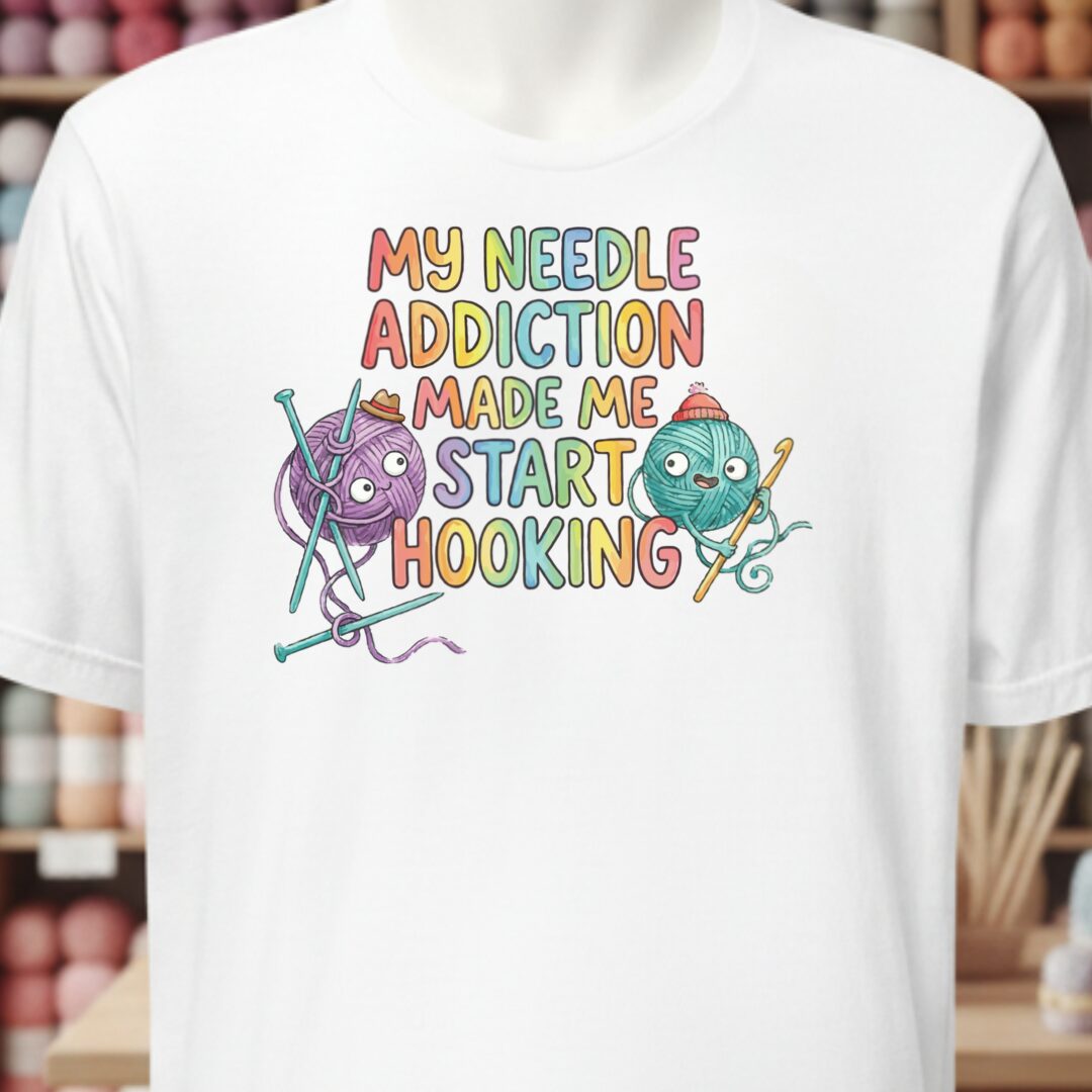My Needle Addiction T-Shirt White t-shirt