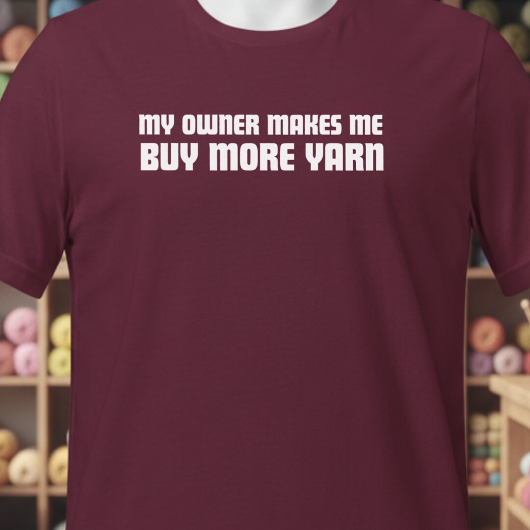 My Owner T-Shirt Maroon t-shirt