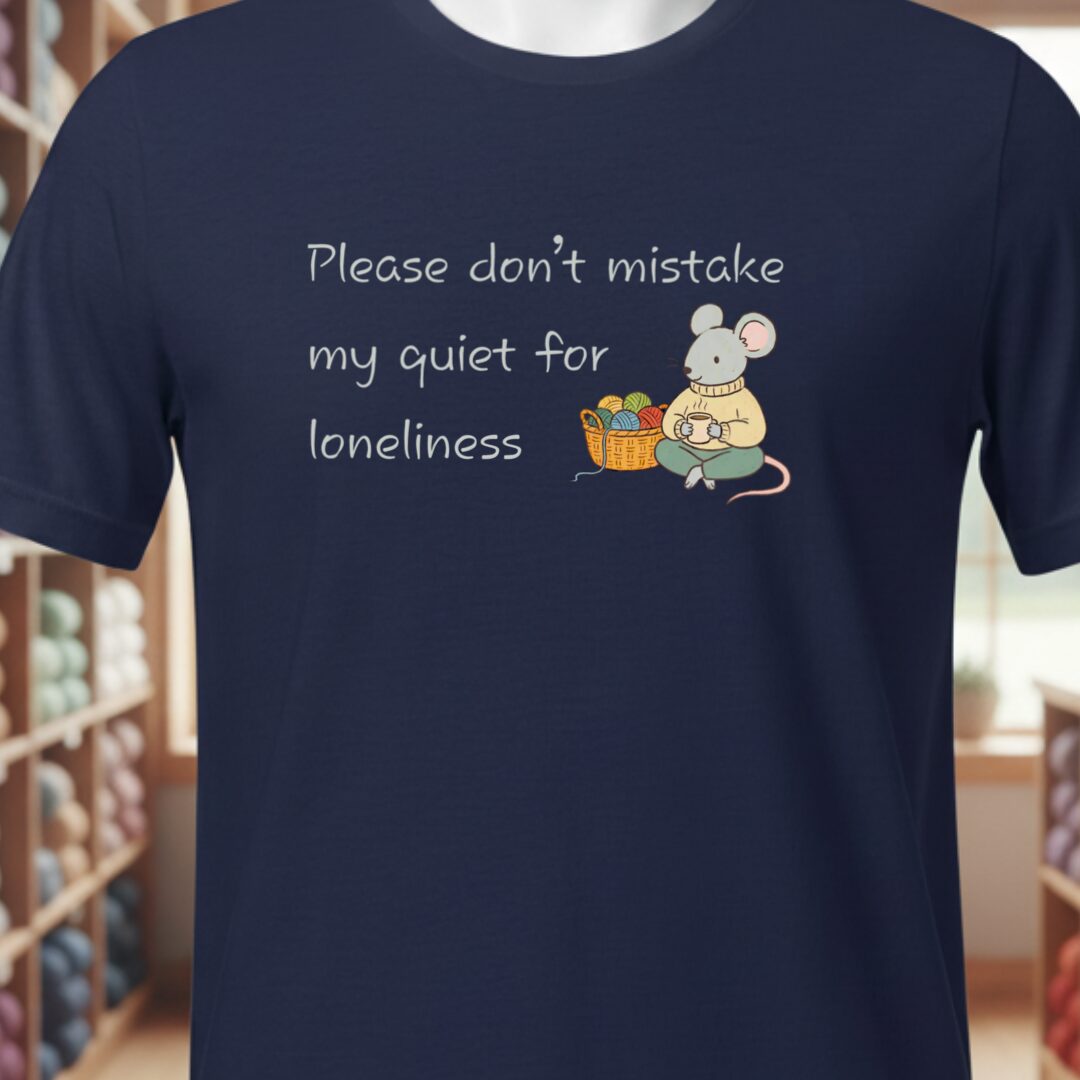 My Quiet T-Shirt Navy t-shirt