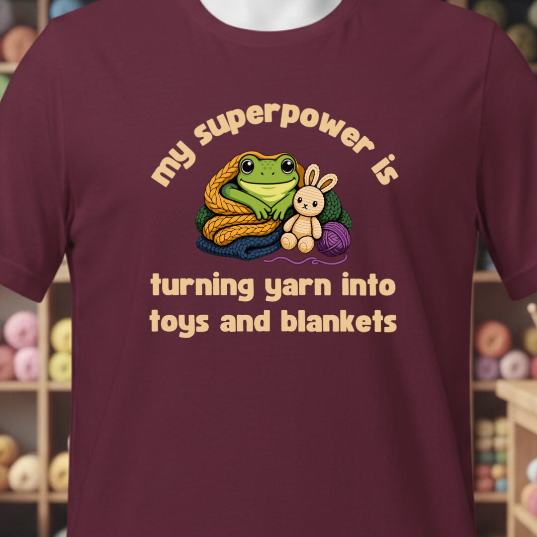 My Superpower T-Shirt Maroon t-shirt