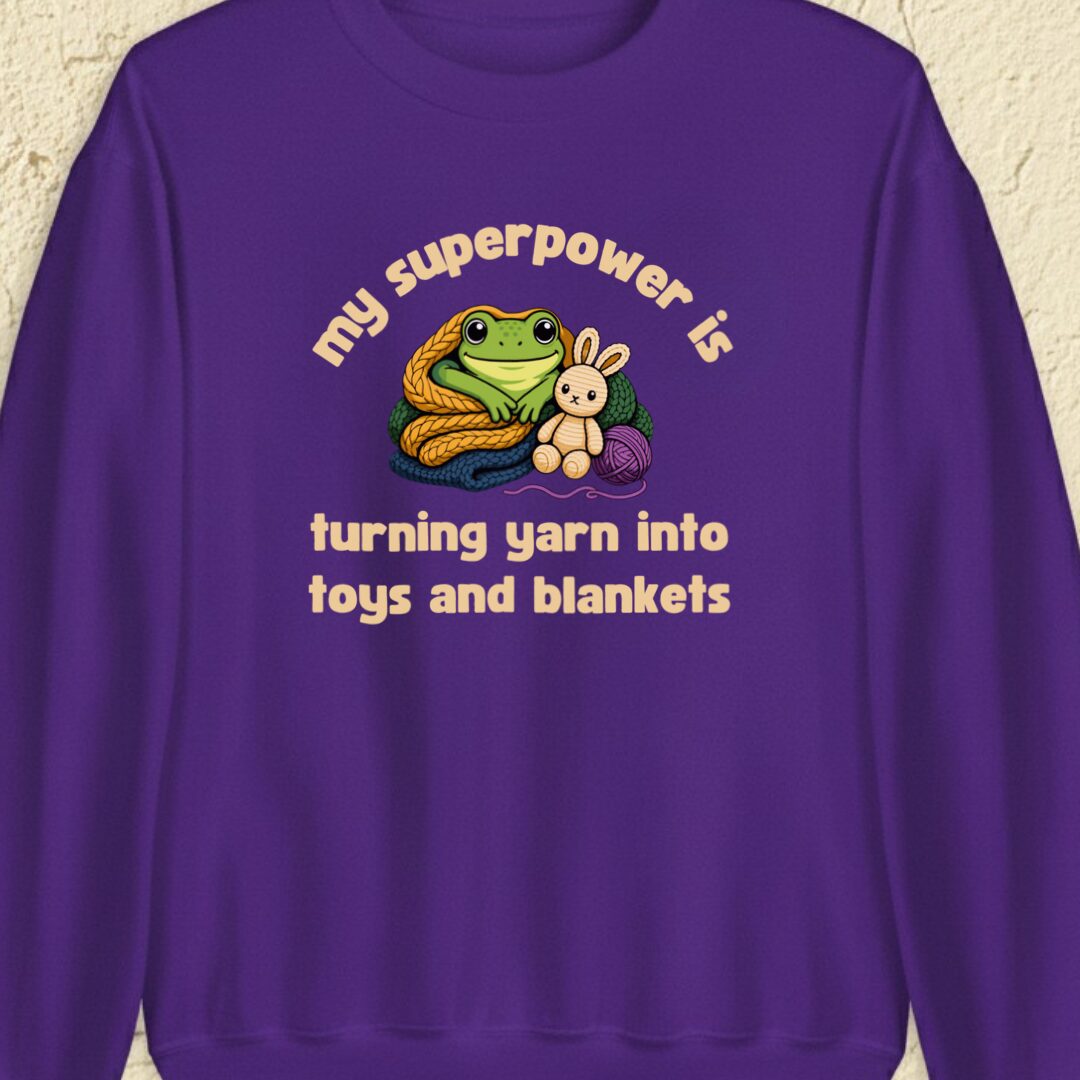 My Superpower Purple Sweatshirt.jpg