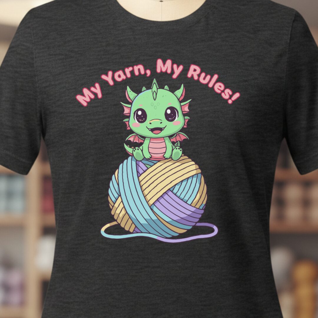 My Yarn My Rules T-Shirt Dark Grey t-shirt