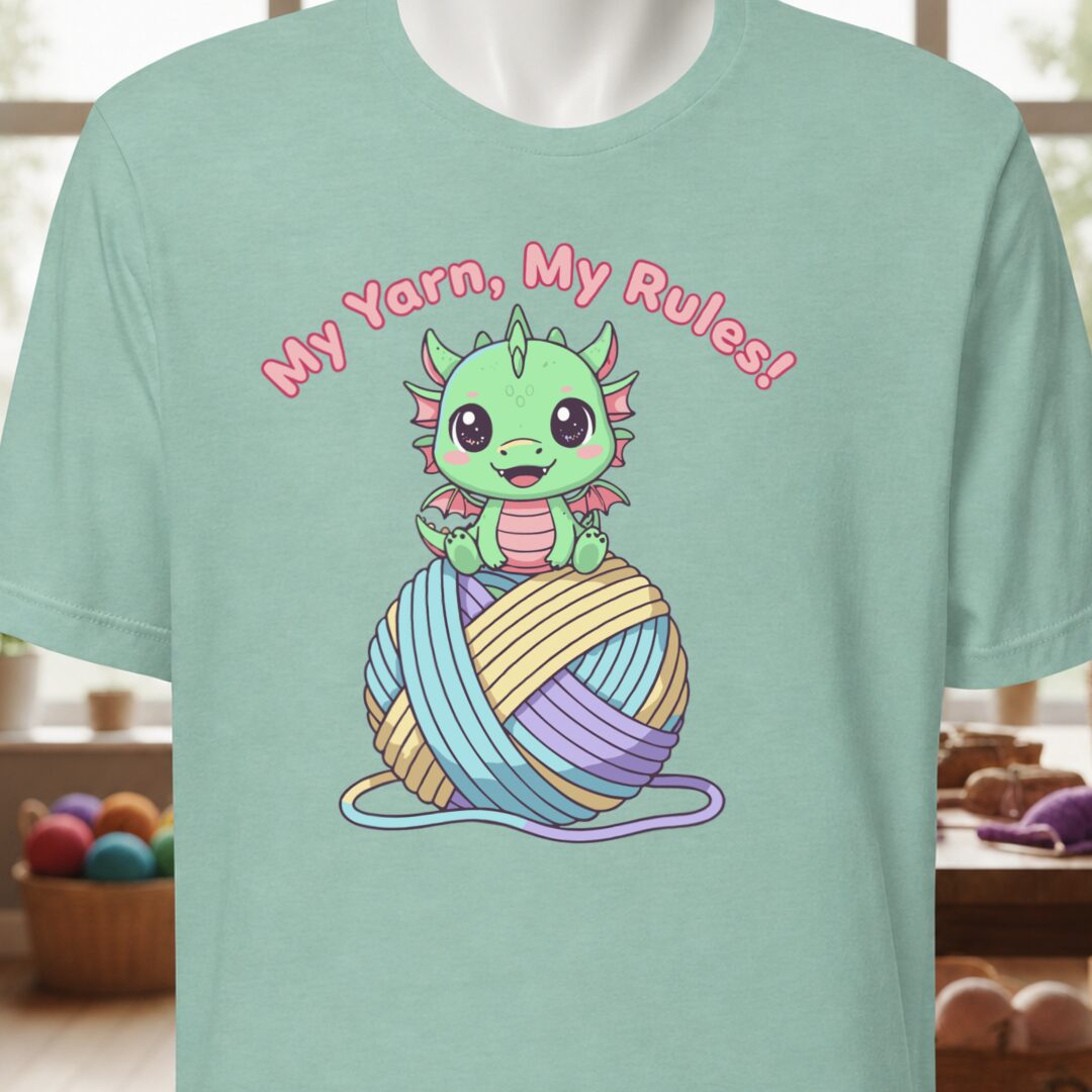 My Yarn My Rules T-Shirt Sea Breeze t-shirt