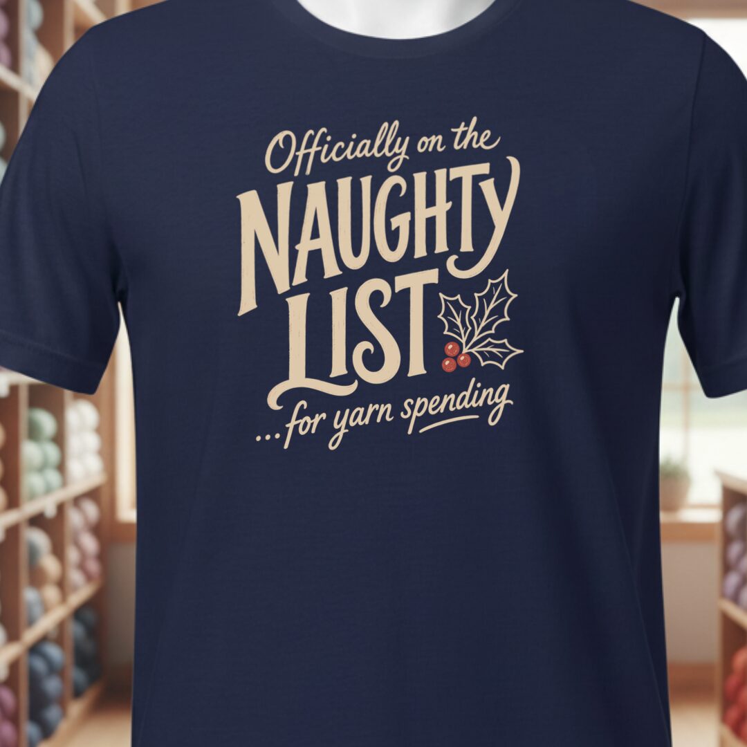 Naughty List T-Shirt Navy t-shirt