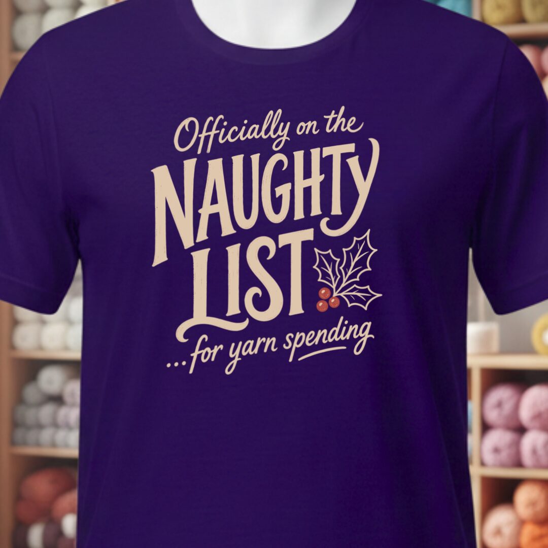 Naughty List T-Shirt Purple t-shirt