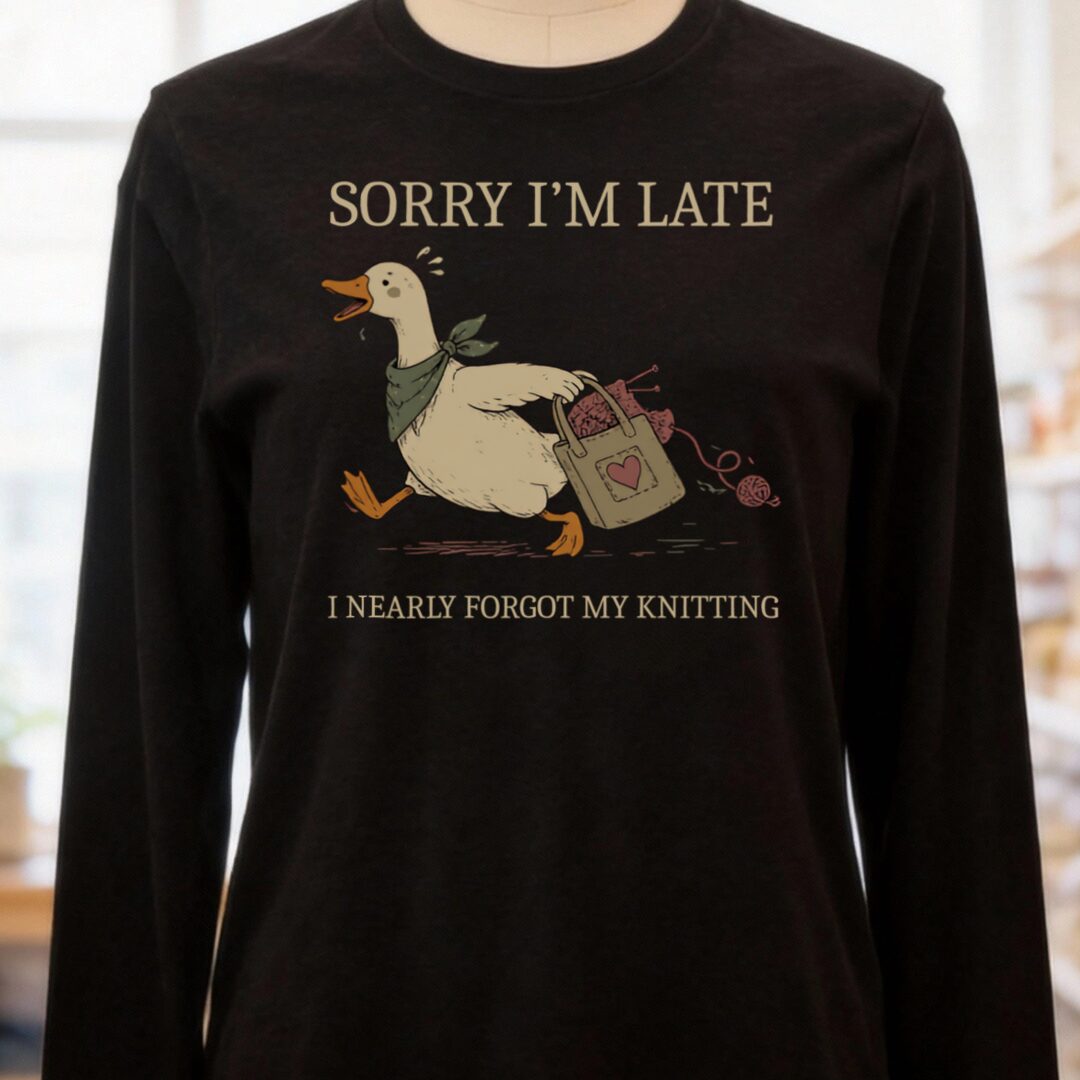 Nearly Forgot Black Long Sleeve Tee.jpg