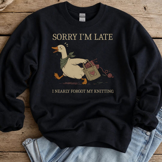Nearly Forgot Black Sweatshirt.jpg
