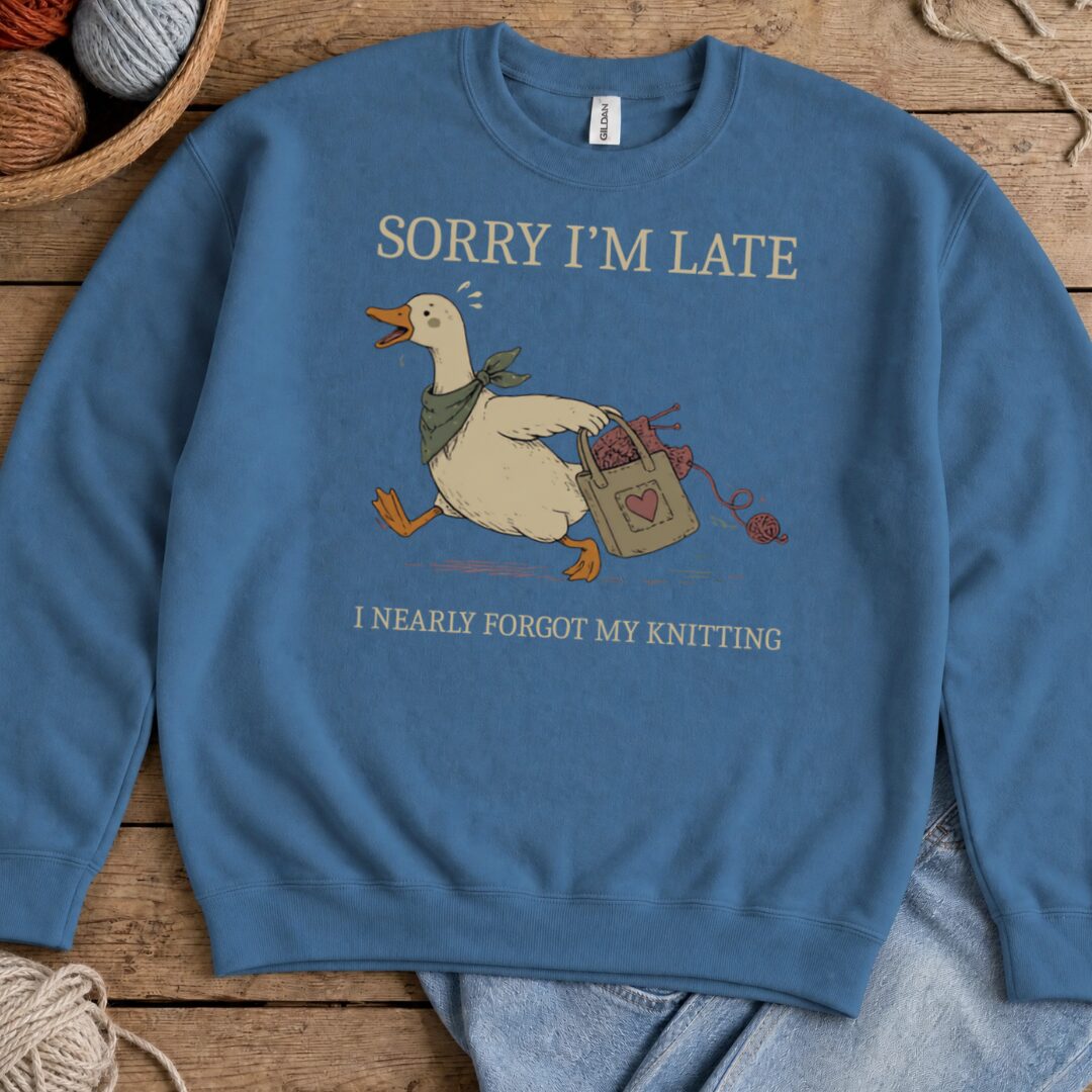 Nearly Forgot Indigo Blue Sweatshirt.jpg