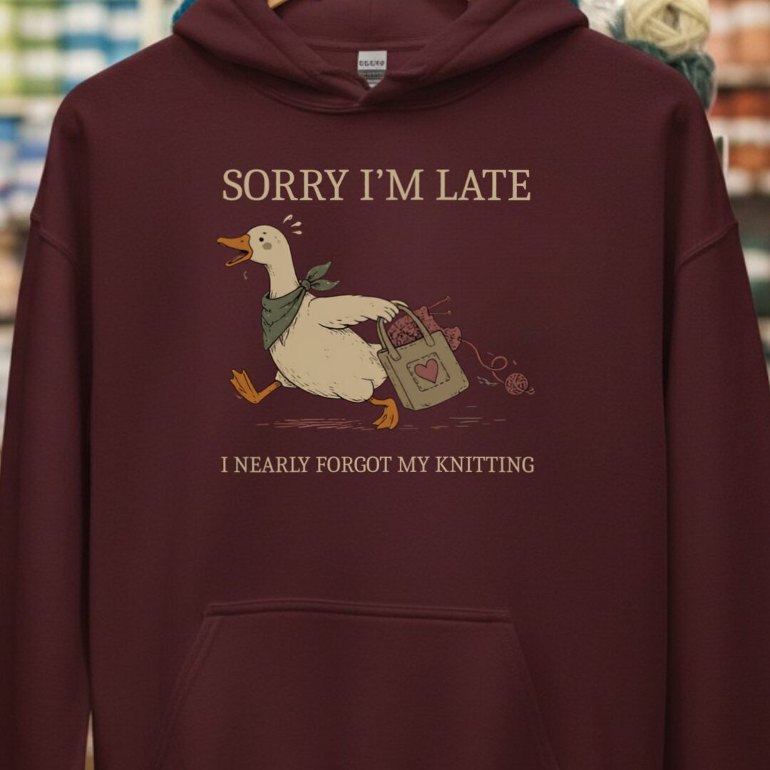Nearly Forgot Maroon Hoodie.jpg